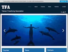 Tablet Screenshot of freediving.tw