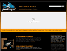 Tablet Screenshot of freediving.cz