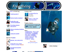 Tablet Screenshot of freediving.biz